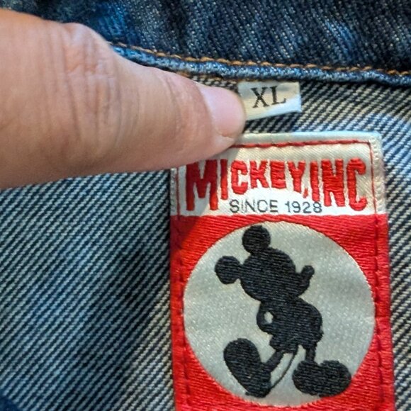 Disney x MGM Studios Denim Embroidered Jacket Made in USA - Size XL - Picture 5 of 6